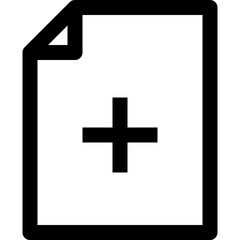 Document Add - Simple Minimalist Icon