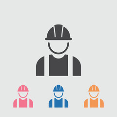 construction worker icon