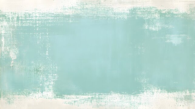Abstract Mint Green Textured Background Pastel Grunge Design