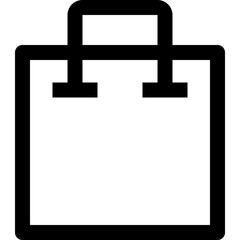 Shopping Bag - Simple Minimalist Icon