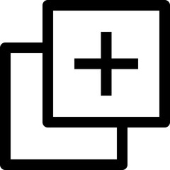 Obraz premium Squares - Simple Minimalist Icon