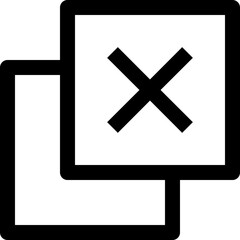 Obraz premium Squares - Simple Minimalist Icon