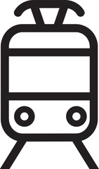 Tram - Simple Minimalist Icon