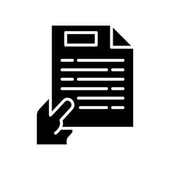 Documents glyph icon