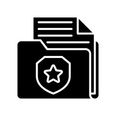 Case File glyph icon