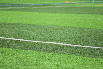 artificial green grass background for playground