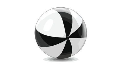 Colorful Beach Ball Icon Vector Illustration Design