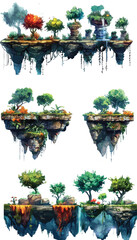 Jungle Ground Platform set