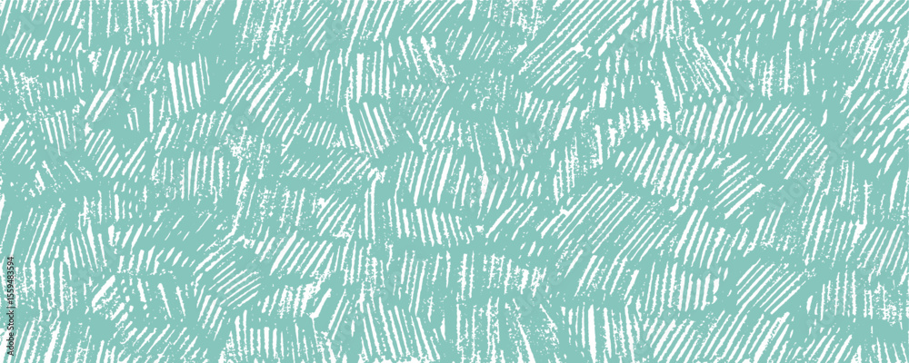 Poster pastel colored childish background with crayon texture. green messy crosshatch. organic vector sketc