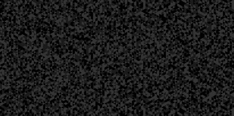 Fototapeta premium Geometric seamless black, gray cube square low polygon texture wallpaper. abstract surface creative diamond pattern corporate. abstract polygon Mosaic triangle overlap texture background. 