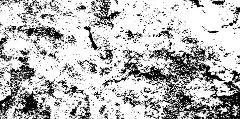 Distress urban overlay spotted concrete grain surface grainy noise rust wall grunge black splatter and white background. damaged chalk crack rough ink wall texture.	