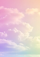 Fototapeta premium Pastel gradient sky background, dreamy and surrealistic concept