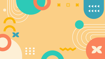 Pink colorful abstract shapes on a background suitable for vibrant design projects, festive occasions, party invitations, and cheerful marketing materials.