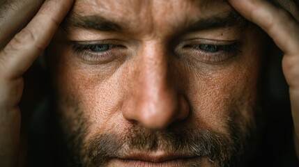 Fototapeta premium Self-regulation involves conscious control over reactions to navigate stress and maintain goals.