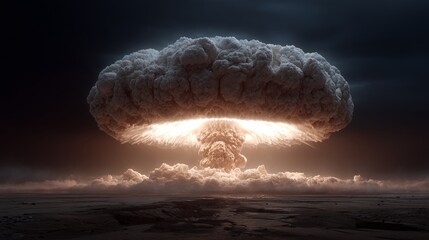 Nuclear bomb explosion