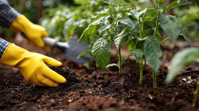 Maintaining a garden requires balanced watering, careful pruning, nutrient-rich feeding, and effective pest management.
