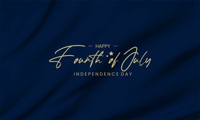 4th of July, independence day Background Design. Banner, Poster, Greeting Card. Vector Illustration.