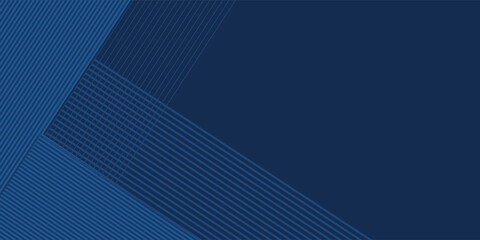 Blue abstract background with modern corporate technology concept presentation or banner design. Vector illustration