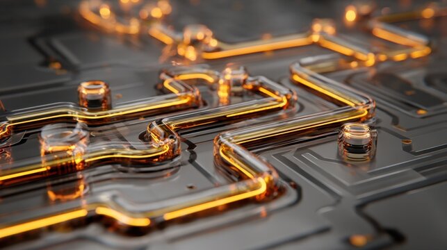 The electric circuit connection integrates conductors and devices to facilitate controlled current flow and operation.
