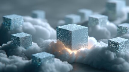 Cloud computing harnesses internet-connected servers to deliver scalable, on-demand resources for businesses.
