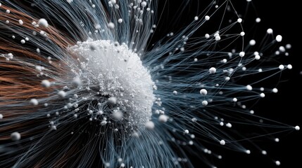 Obraz premium Data movement across platforms connects workflows, enhancing transparency and operational efficiency. 