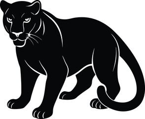 vector illustration of a tiger, 