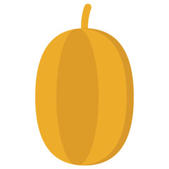 fruit icon with flat design style and transparent background