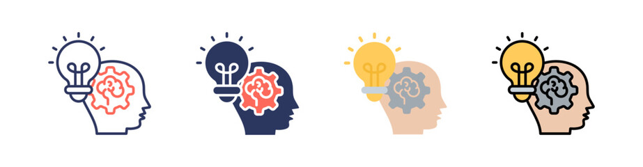 Innovation Multi Style Icon Set Vector 