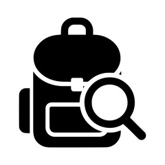 Lost and found icon with transparent background representing item recovery and customer service
