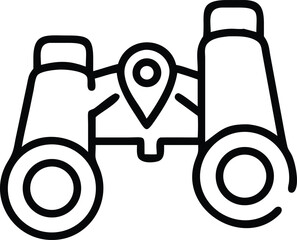 Vision Planning Binoculars And Map