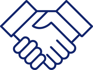 Obraz premium Handshake icon, Business agreement handshake vector