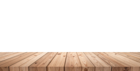 wooden board isolated on transparent background
