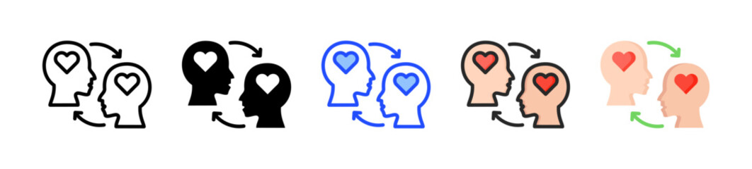 Empathy Icon Collection With Multiple Styles