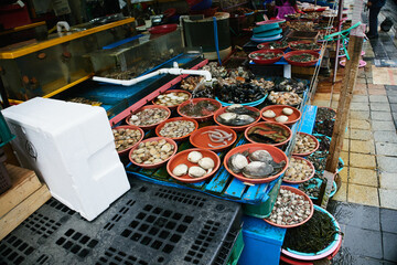 チャガルチ市場　釜山　韓国