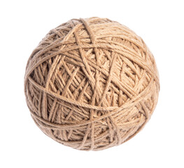 Obraz premium ball of yarn isolated on transparent background