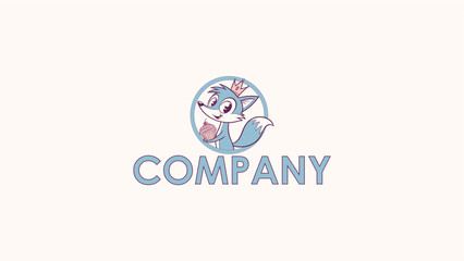 Cute Animal Mascot Logo