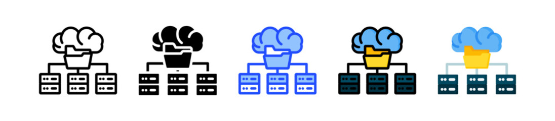 Dataset Icon Collection With Multiple Styles
