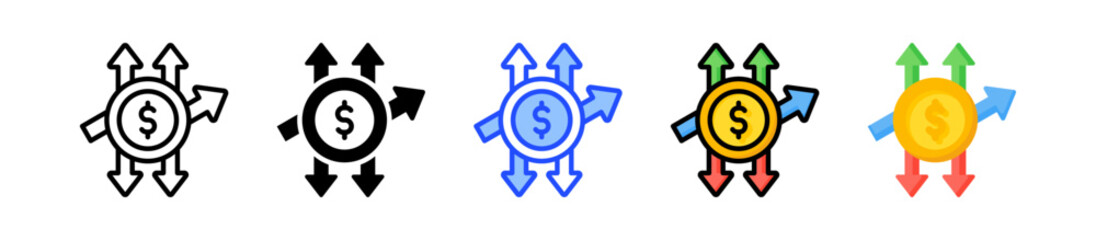 Markup Icon Collection With Multiple Styles
