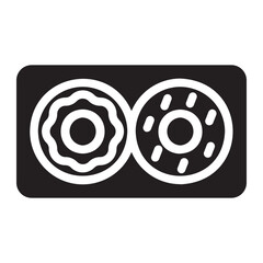 doughnut glyph icon