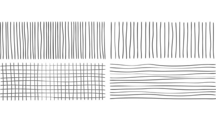 Irregular Line and Grid Pattern Collection