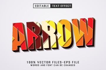 Arrow Editable Text Effect