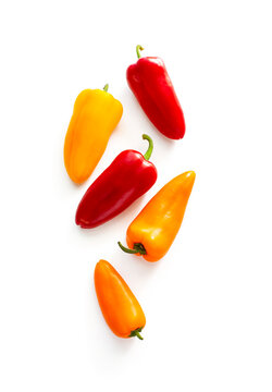 Fresh sweet mini peppers