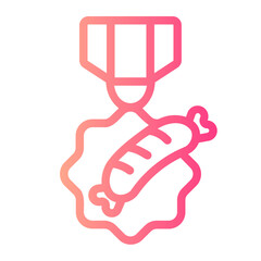 quality gradient icon