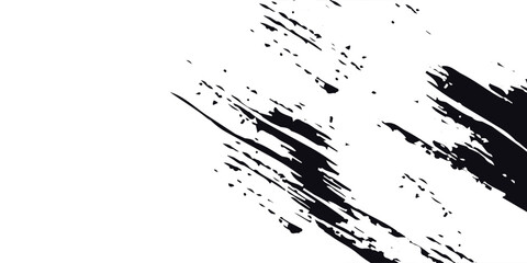 Brush strokes templates, vector grunge paintbrush design. vector illustration eps10