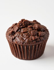 Indulging in chocolate muffins a sweet treat for dessert lovers kitchen food photography bright setting close-up temptation
