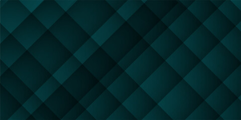Dark teal geometric background with layered diamond patterns and subtle lighting effects. Elegant and modern design perfect for tech, corporate, or luxury-themed visual content.