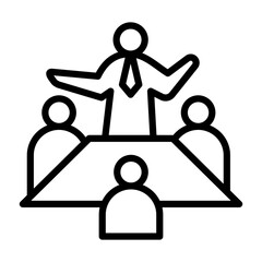 Supervisor Meeting Icon