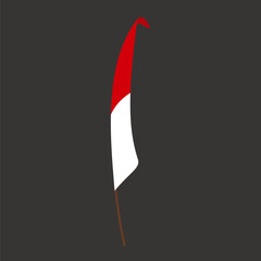 Indonesian Flag for Independence Day Decoration