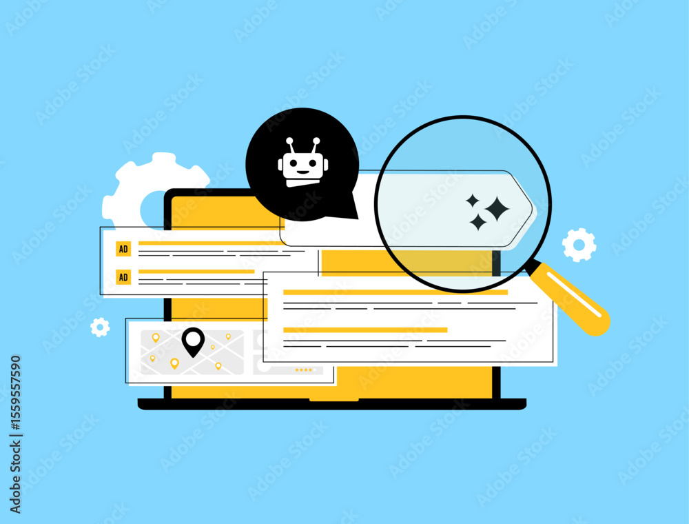 Poster generative engine optimization adapts seo for ai-driven search experiences. generative engine optimi