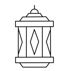  lantern icon vector